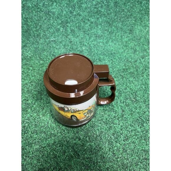 Vintage 1978 Dart Thermo-Serv JAG Jaguar Champagne of Cars Lidded Cup - Picture 2 of 7